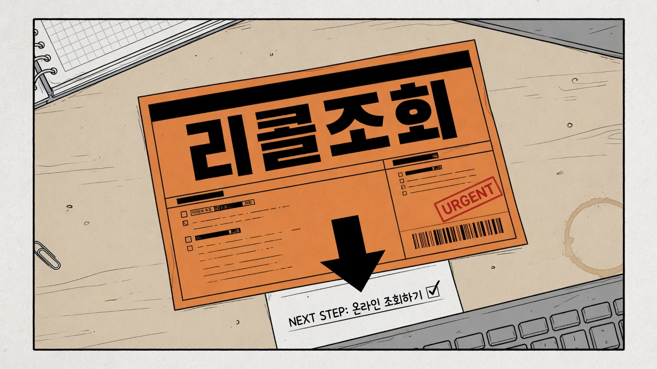 자동차 리콜 조회 등록번호·차대번호 (2026)